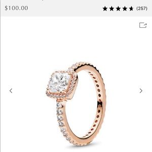 Pandora rose gold ring
